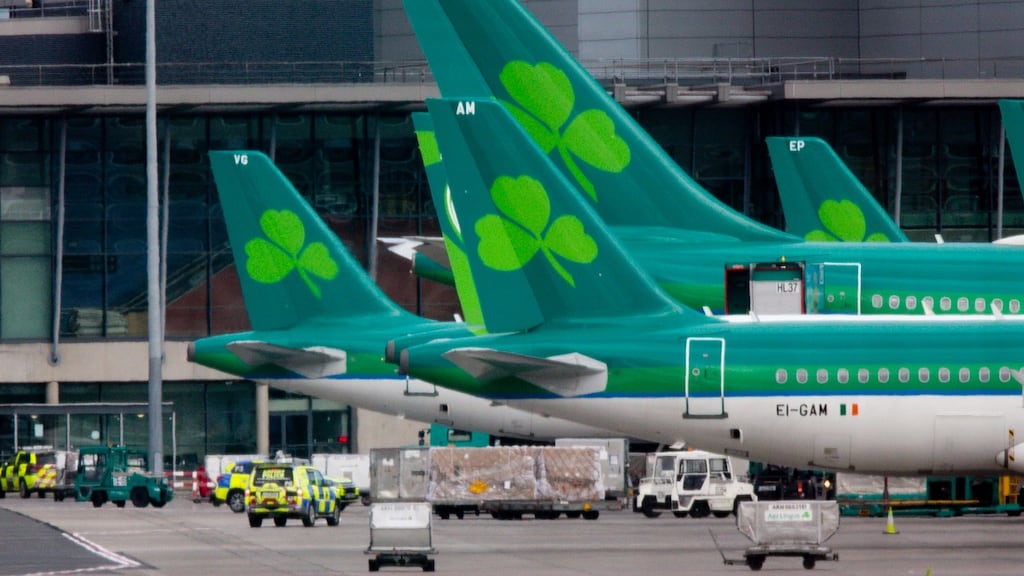 Aer Lingus has agreed with unions that it will row back from cost-cutting plans Photograph: Tom Honan