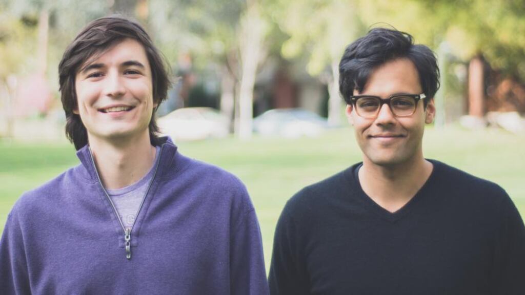 Stanford mathematics graduates and Robinhood founders Vlad Tenev and Baiju Bhatt