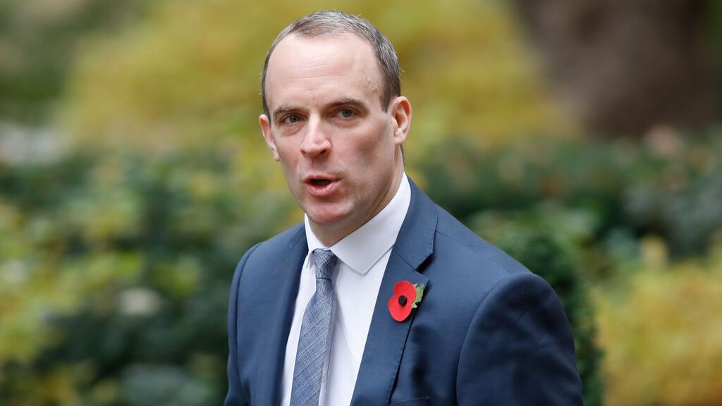 Britain’s Brexit Minister Dominic Raab: admitted he underestimated the consequences of crashing out of the EU without a deal. Photograph: Tolga Akmen/AFP/Getty Images