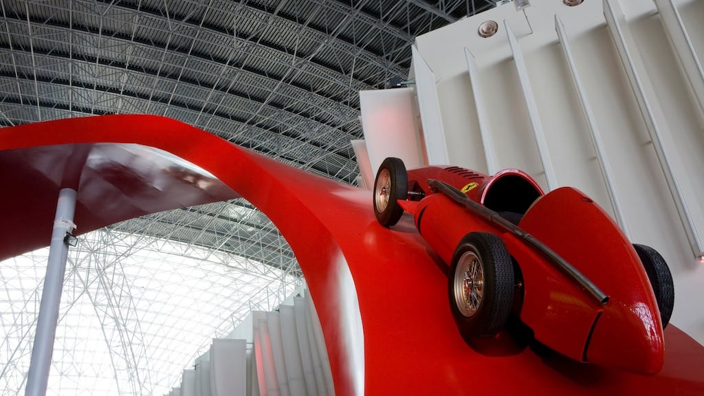 A vintage Ferrari SpA racing car.