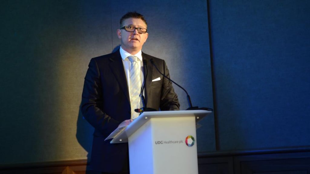 UDG Healthcare chief executive Liam FitzGerald. Photograph: Eric Luke