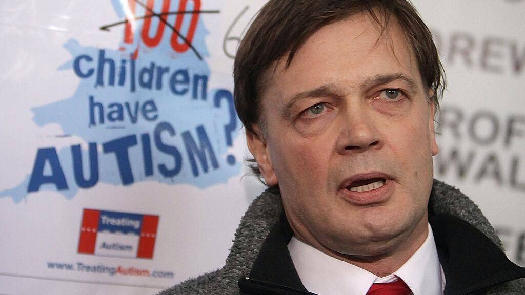 Andrew Wakefield: was struck from register because his anti-vaccination study had been discredited. Photograph: Peter Macdiarmid/Getty Images