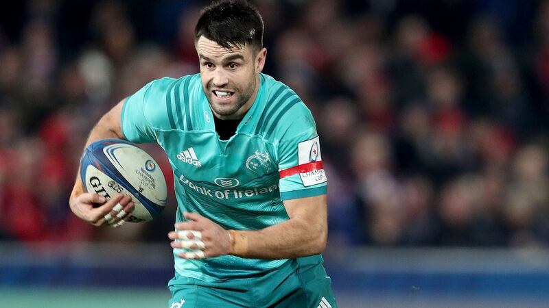 Conor Murray: makes his 50th appearance in the Champions Cup when Munster face Exeter. Photograph: Dan Sheridan/Inpho