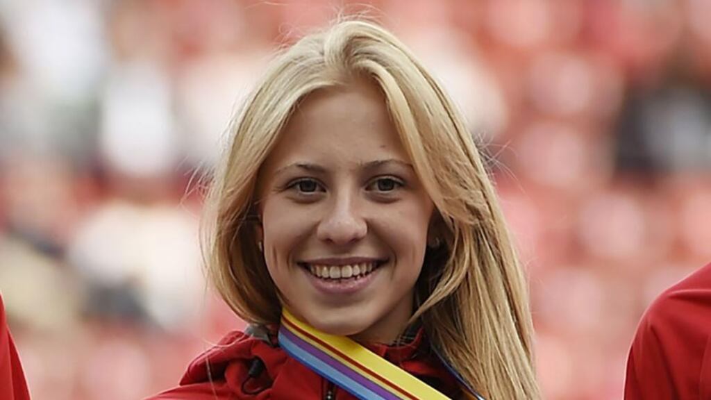 Kristina Sivkova: unable to compete. Photograph: Olivier Morin/AFP/Getty Images