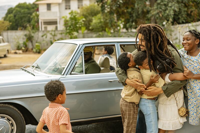 Kingsley Ben-Adir as Bob Marley in Reinaldo Marcus Green's biopic. Photograph: Paramount Pictures