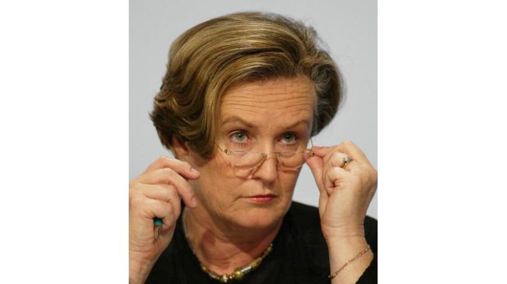 Ms Avril Doyle: diary mix-up on her solicitor's part