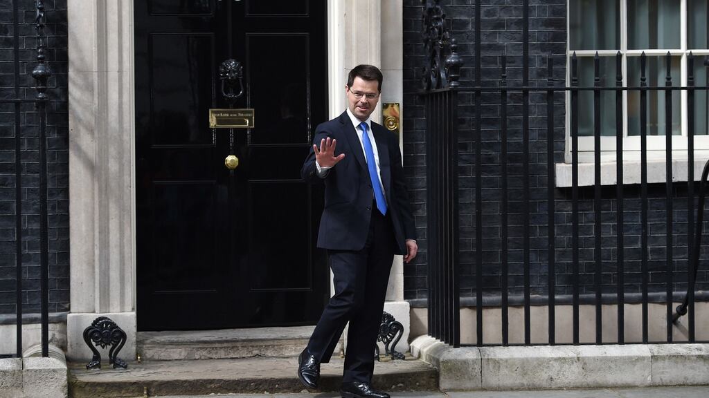 James Brokenshire, who campaigned for the UK to remain in the EU, replaces Theresa Villiers as Secretary of State for Northern Ireland. Photograph: Andrew Matthews/PA Wire