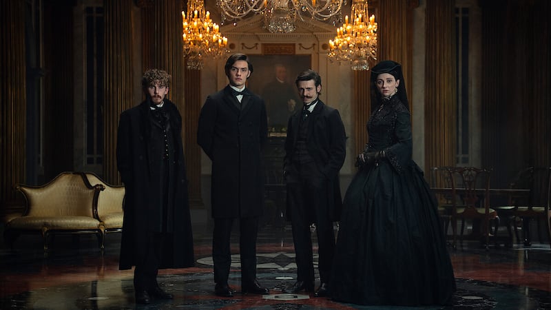 House of Guinness: the Guinness siblings (from left) - Benjamin (Fionn O’Shea), Edward (Louis Partridge), Arthur (Anthony Boyle) and Anne (Emily Fairn)