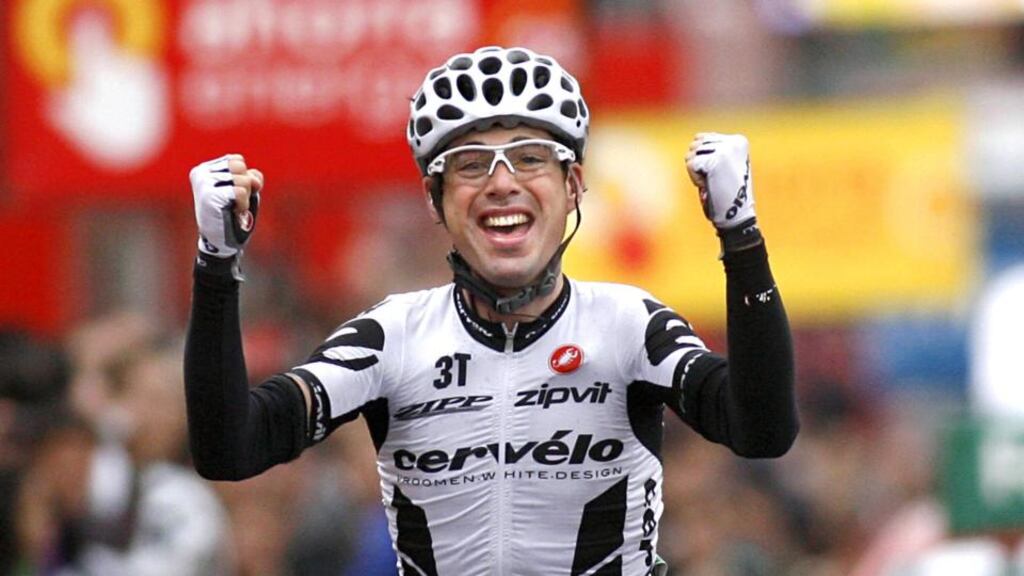 Philip Deignan suffered a broken collarbone in training. Photograph: Getty Images