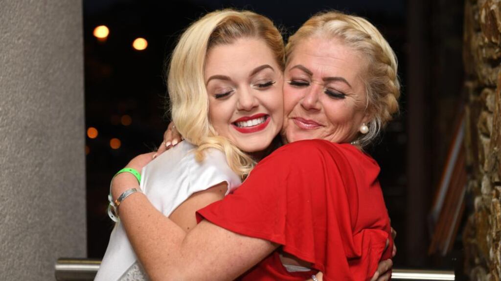 Show-stealer: Carlow Rose Shauna Ray Lacey with her mother, Angela Ray. Photograph: Domnick Walsh