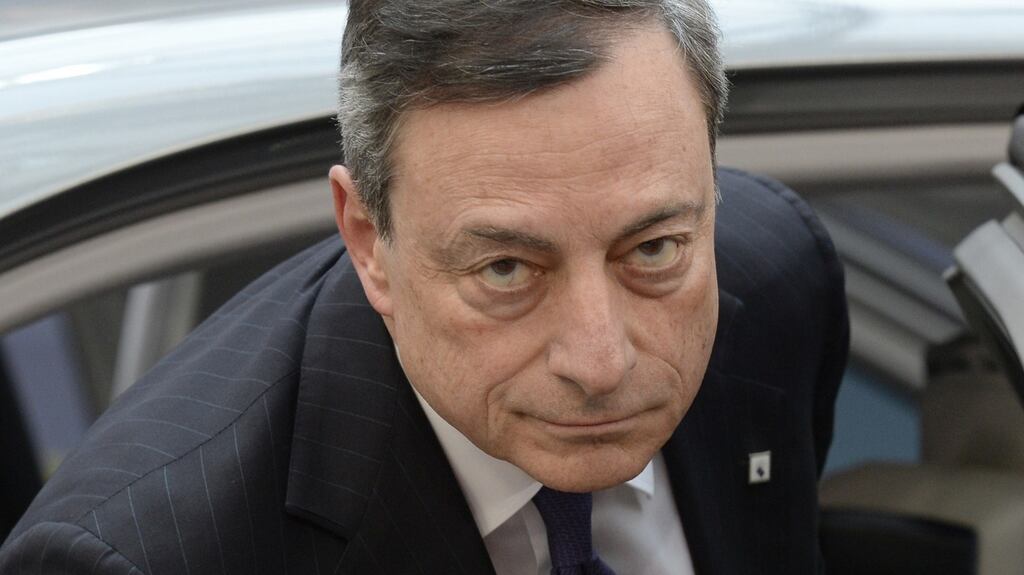 European Central Bank (BCE) President Mario Draghi has been battling ultra-low inflation for years and unveiled an unexpectedly big stimulus package this month, cutting rates deeper into negative territory, expanding monthly asset buys by a third and offering free loans to banks. (Photograph: THIERRY CHARLIER/AFP/Getty Images)