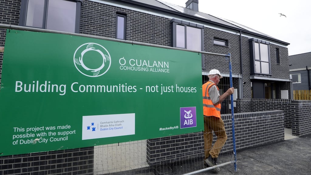 Ó Cualann Cohousing Alliance, a not-for-profit provider, has built houses in Ballymun, Dublin, starting at €140,000