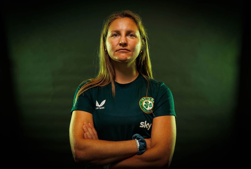 Kyra Carusa was so promising a young player, Stanford University offered her a football scholarship when she was still recovering from a broken leg. Photograph: Ryan Byrne/Inpho