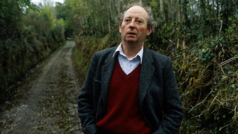 ‘One of 20th century Ireland’s most famous fictional characters, Michael Moran, the patriarch in John McGahern’s award-winning 1990 novel Amongst Women cast a jaundiced eye on the pensions process.’ Above, John McGahern near his home in Leitrim in 1990. Photograph: Frank Miller