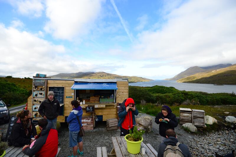 The Misunderstood Heron in Connemara overlooking Kilary Fjord on the Wild Atlantic Way, photographed in 2017. Photograph: Bryan O'Brien/The Irish Times