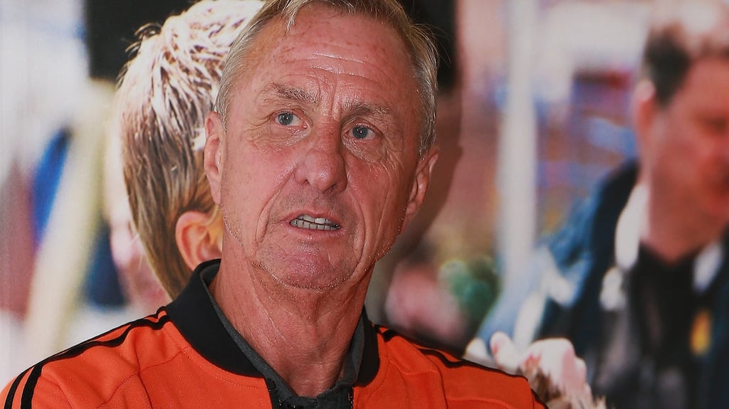 Johan Cruyff has lung cancer according to local media sources in Catalonia and Spain. Photograph: Getty Images