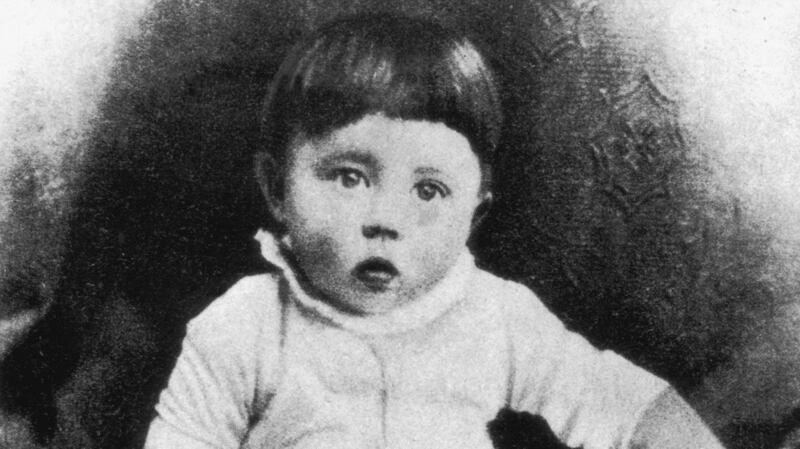 Adolf Hitler, aged one. 'Look, he says, he’s only one. He’s done nothing wrong yet. He’s adorable.' Photograph: Hulton Archive/Getty