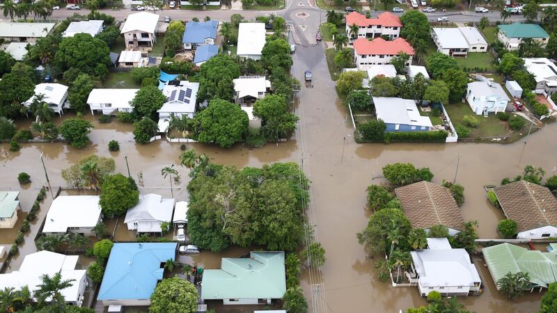 Townsville in North Queensland has been under flood water since last week. Photograph: Dave Acree/EPA