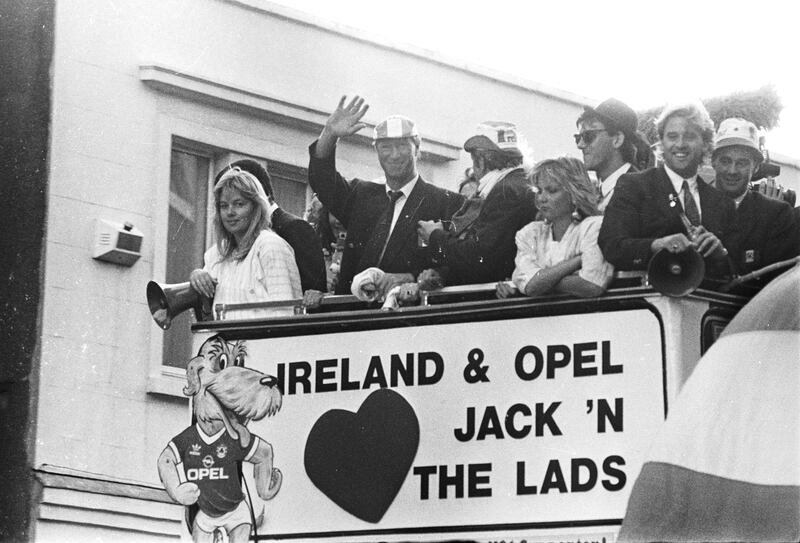 Italia '90 was seen as a time when football reflected the good of society. Photograph: Joe St Ledger