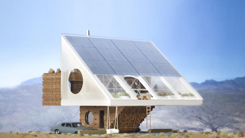 WORKac: Dan Wood and Amale Andraos’s self-sufficient “cottage” in Arizona. Photograph: Raymond Adams