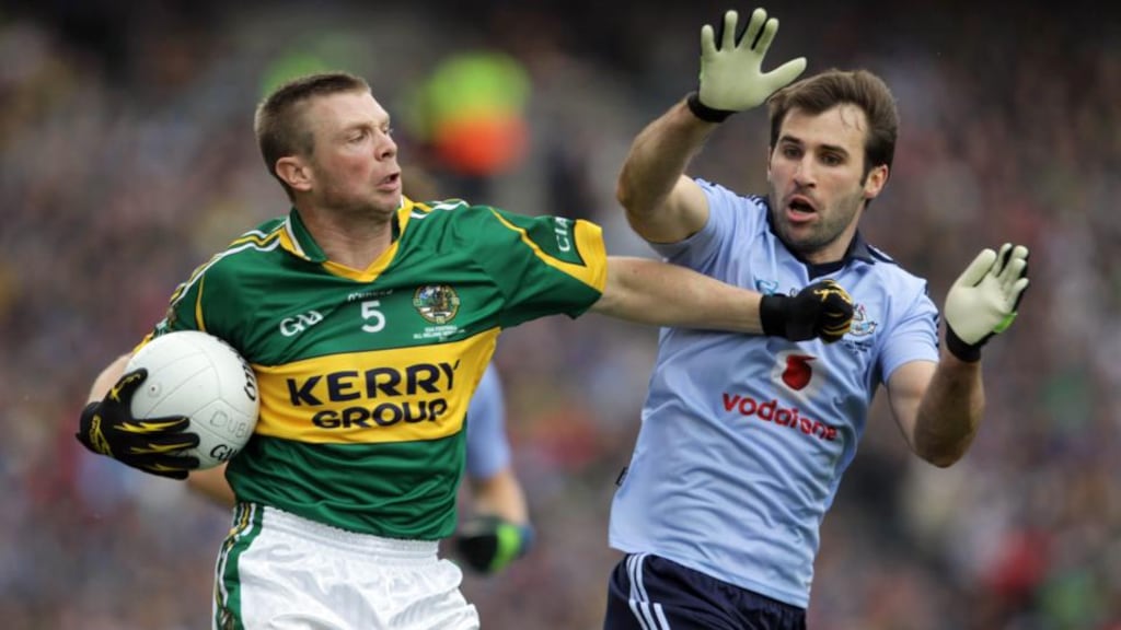 Whenever 
Tomás Ó Sé
Tomás Ó Sé decides to bow out Kerry people will know that the curtain has fallen on an entire era for Kerry football. Photograph: Donall Farmer/Inpho