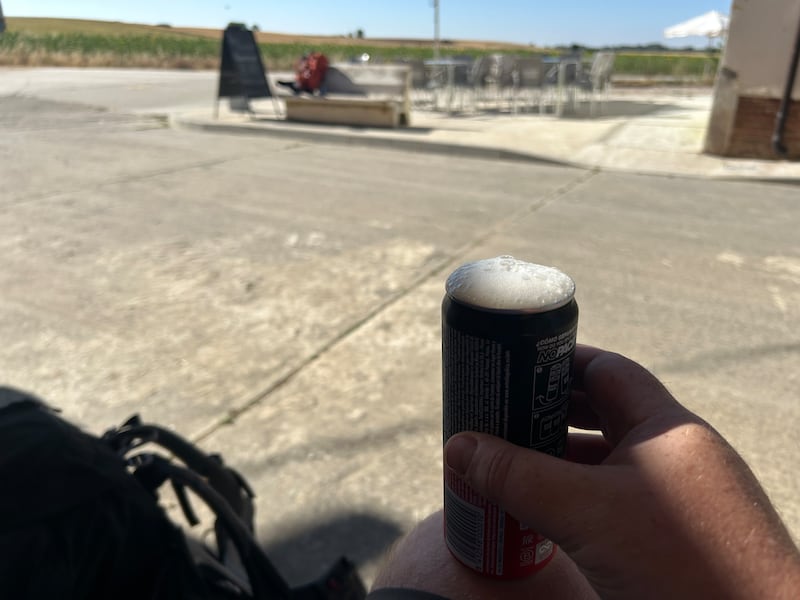 Taking a berak in Hornillos