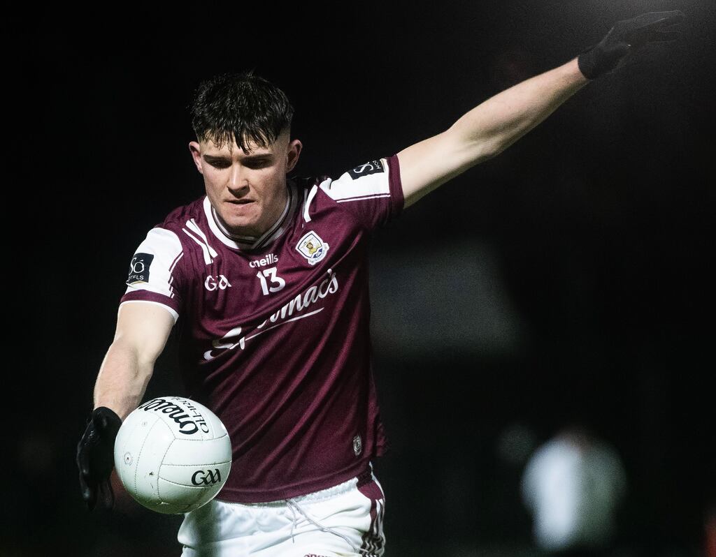 Galway’s Cillian Ó Curraoin during Saturday's game against Armagh - 'For an inside forward the new rules are unbelievable.' Photograph: Evan Logan/Inpho