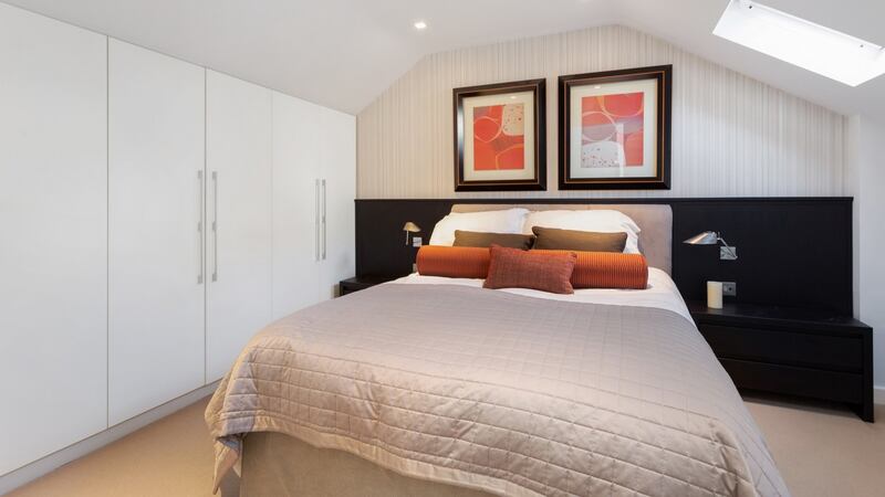 Bedroom in mews house