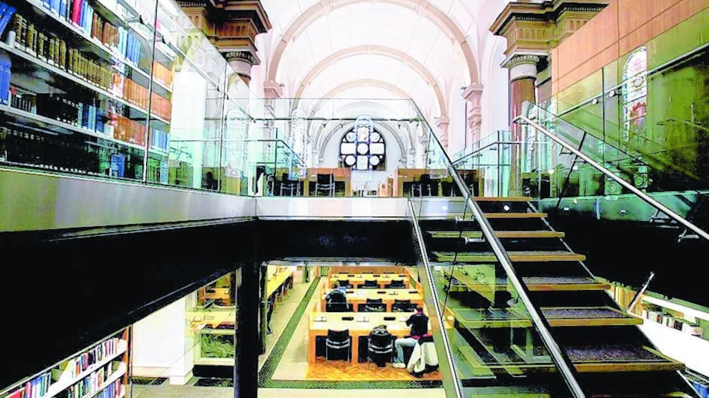 Library at UCD Smurfit School. Graduates of the MBA see average salaries rise by 71 per cent within three years