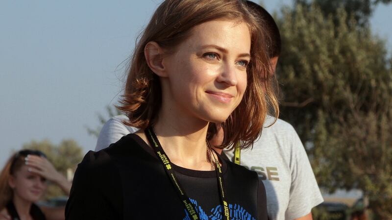 Natalya Poklonskaya: has accused Uchitel of blasphemy as tsar Nicholas II is a saint in the Russian Orthodox Church. Photograph: Alexei Pavlishak\TASS via Getty Images