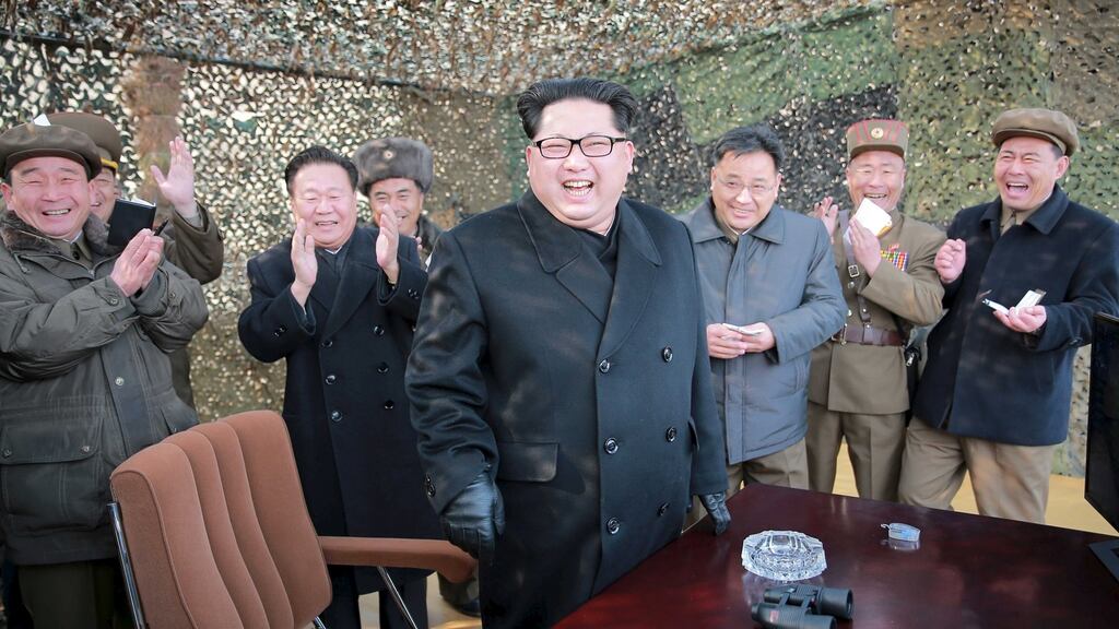 North Korea’s leader Kim Jong-un: his only significant ally, China, urged the North to abandon its “self-destructive course”. Photograph: Reuters