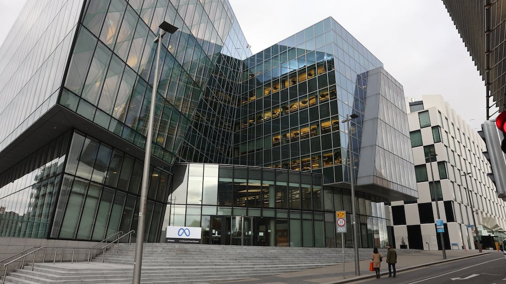 Meta’s headquarter building in Dublin. Photograph: Dara Mac Dónaill/The Irish Times