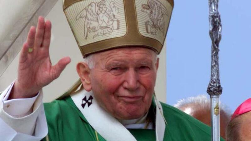 The late Pope John Paul II will be made a saint, the Vatican confirmed today, announcing that Pope Francis had approved a second miracle attributed to the Polish pontiff, who led the Roman Catholic Church from 1978 to 2005. Photograph: Vincenzo Pinto/Reuters