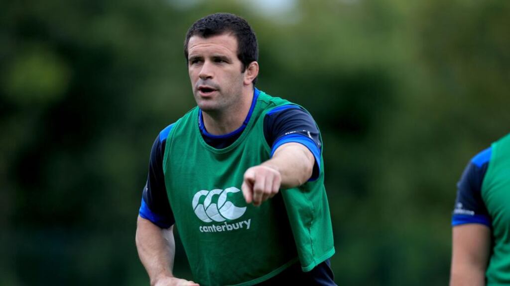 Shane Jennings: will have to wait to earn his 200th cap for Leinster. Photograph: Ryan Byrne/Inpho.