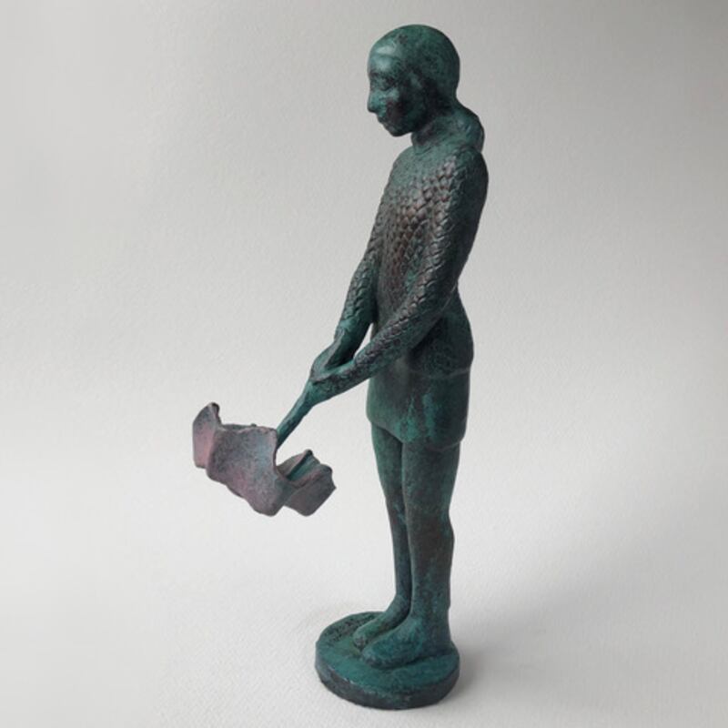 Girl with a pink umbrella by Donnacha Treacy