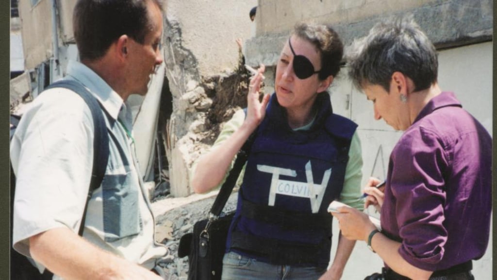 Marie Colvin and Lindsey Hilsum (right): Hilsum’s understanding of the background to conflict and life as a correspondent in the field is one of the great strengths of the book.
