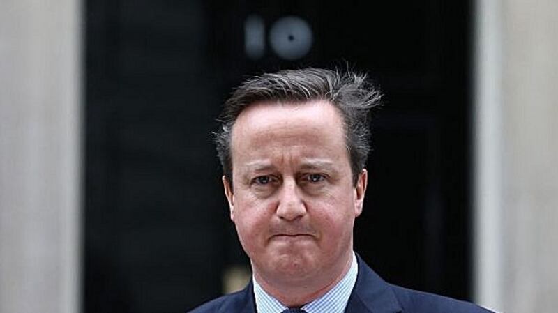 Then British prime minister David Cameron: Described what happened on Bloody Sunday as ‘both unjustified and unjustifiable’. File photograph: Getty