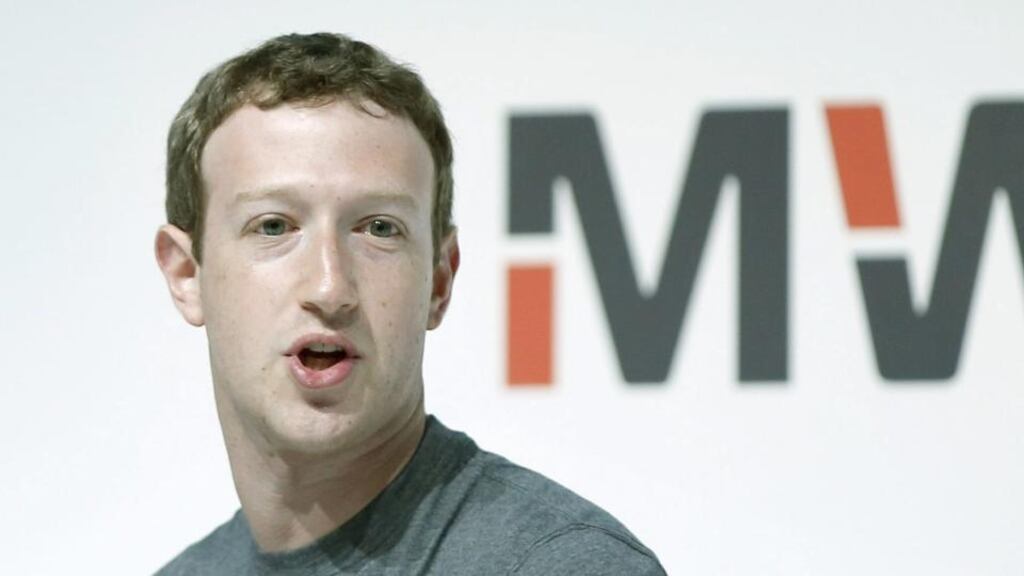 Mark Zuckerberg: had wealthy parents and a good college education. Photograph: EPA/ANDREU DALMAU
