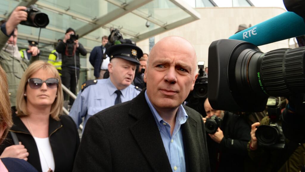 Former Anglo Irish Bank chief executive David Drumm has been granted free legal aid for his upcoming conspiracy to defraud trial at Dublin Circuit Criminal Court. Photograph: Cyril Byrne / THE IRISH TIMES