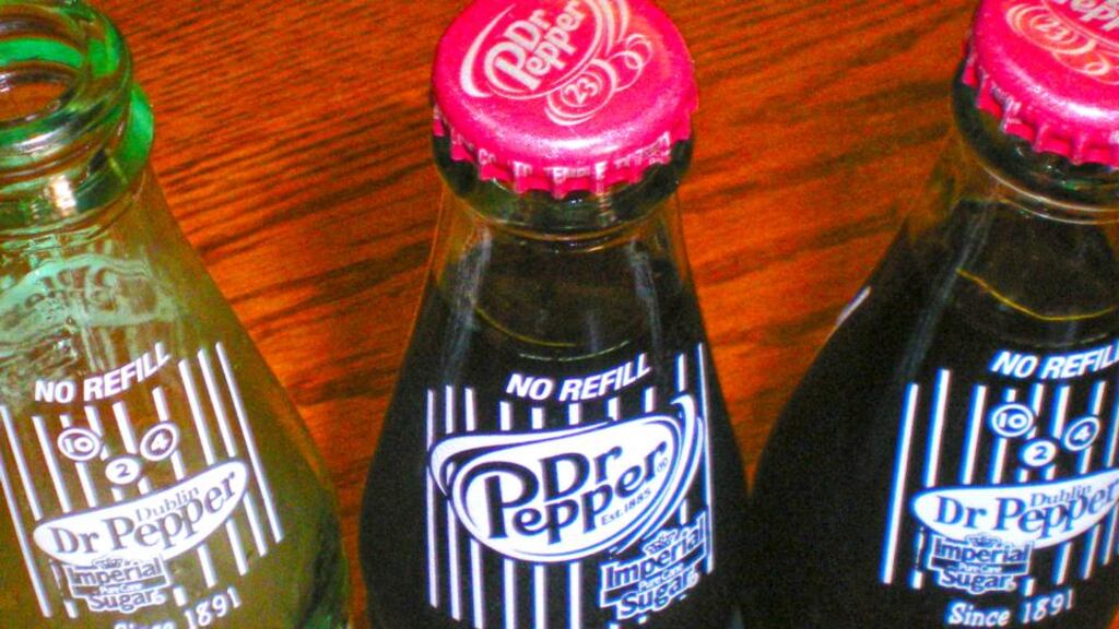 The US company behind brands such as Dr Pepper and 7up has already advertised for several senior positions for the new manufacturing hub off the Great Connell Road in Newbridge, Co Kildare. Photograph: iStock