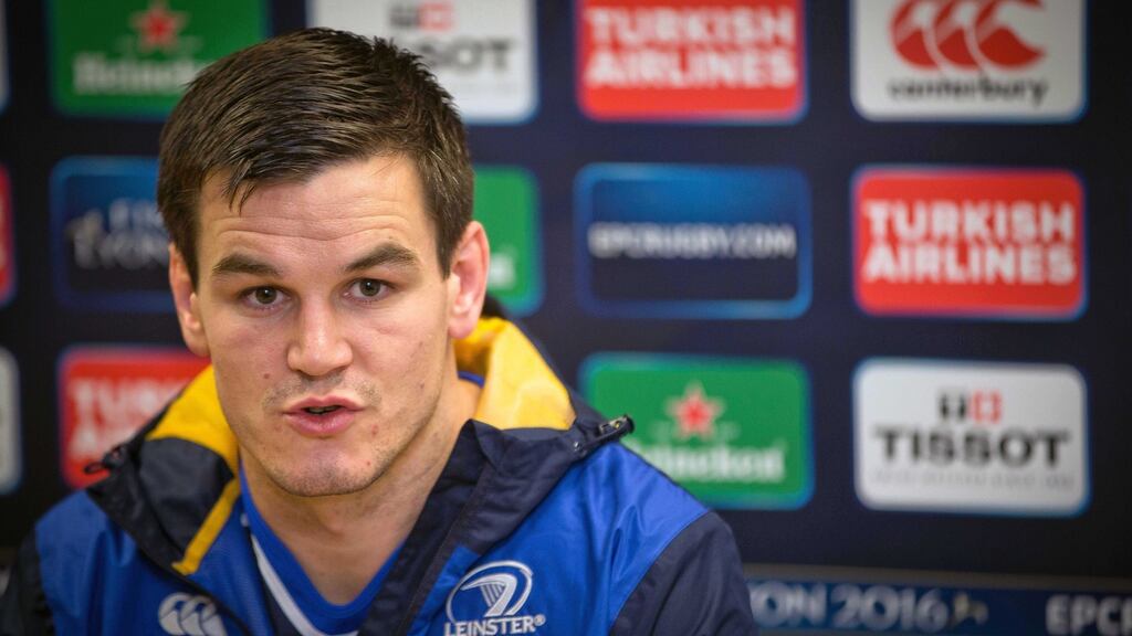 “It hits home a bit more when you have lived there for a few years,” said Jonathan Sexton on the Paris terror attacks. Photograph: Morgan Treacy/Inpho