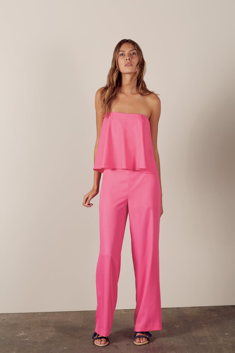 Flamingo Ruffle Layer Jumpsuit for €249 from Mint Velvet