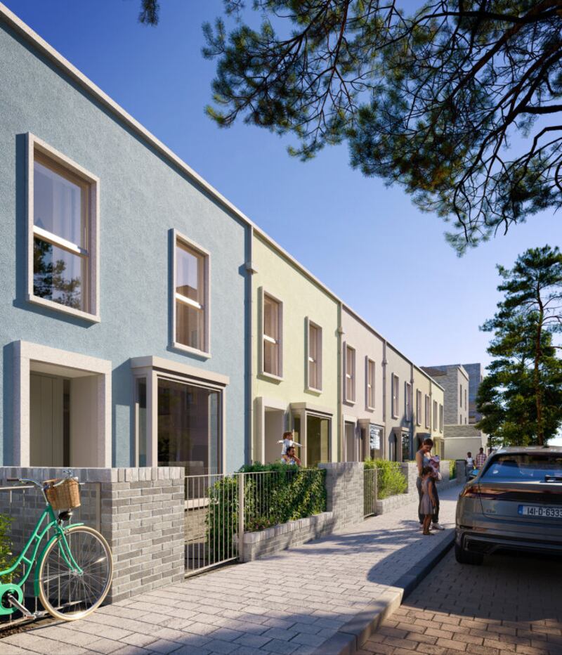 Terraced homes at Sea Gardens.