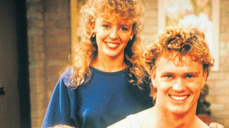 Kylie Minogue and Craig McLachlan in Neighbours