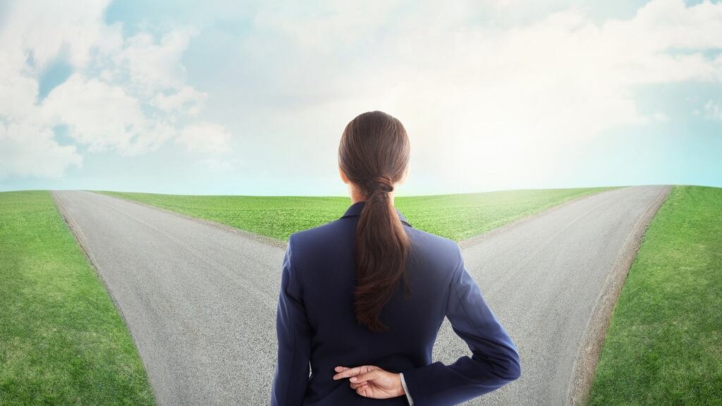 “Clients often talk of being at ‘crossroads’ or having ‘no direction’,” Photograph: iStock
