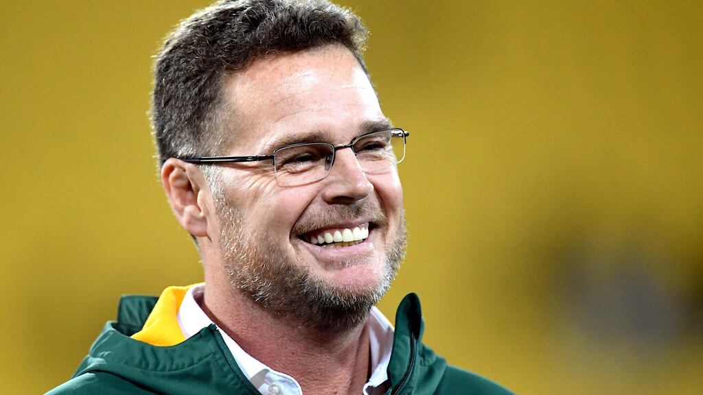 Rassie Erasmus has sparked an impressive renaissance from the Springboks. Photograph: Ross Setford/Reuters