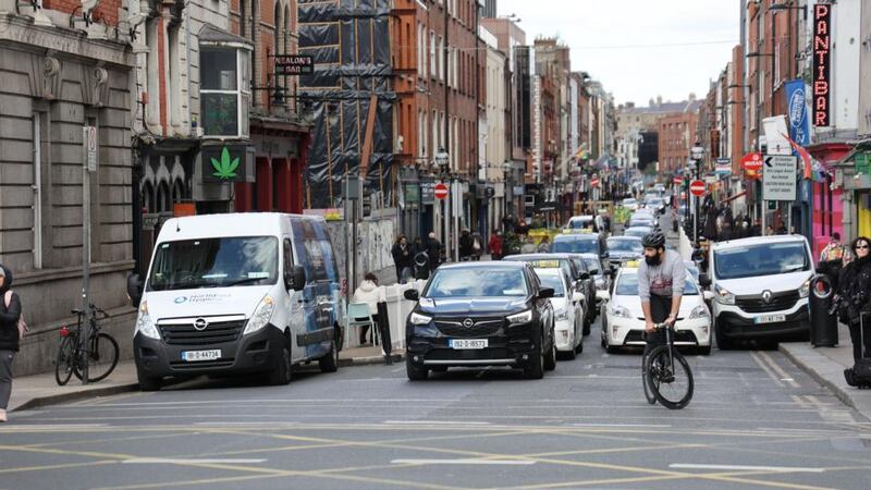 Cars will be banned from Capel Street for a distance of 400m making it the longest traffic-free street in the city. Photograph: Nick Bradshaw