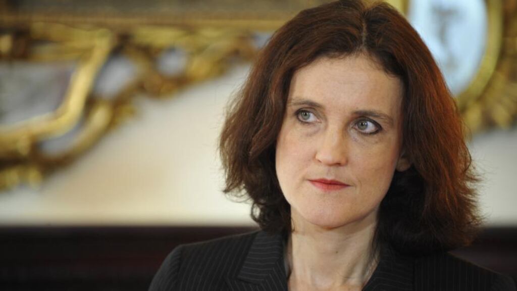 Northern Secretary Theresa Villiers. Ms Villiers and Minister for Foreign Affairs Charlie Flanagan are to attempt to break the stalemate that threatens the Northern Executive. Photograph: Aidan Crawley