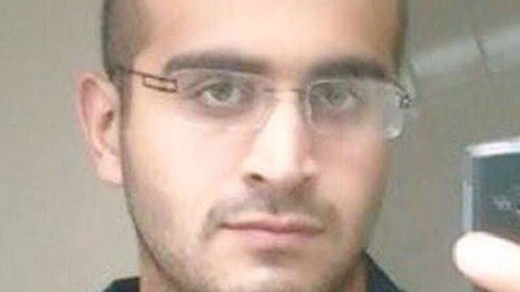 A handout photo issued by Orlando Police of Omar Mateen who shot and killed 50 people in a mass shooting at a gay nightclub in Orlando. His father Seddique Mateen had an occasional TV show on a US-based Afghan satellite channel. Photograph: PA