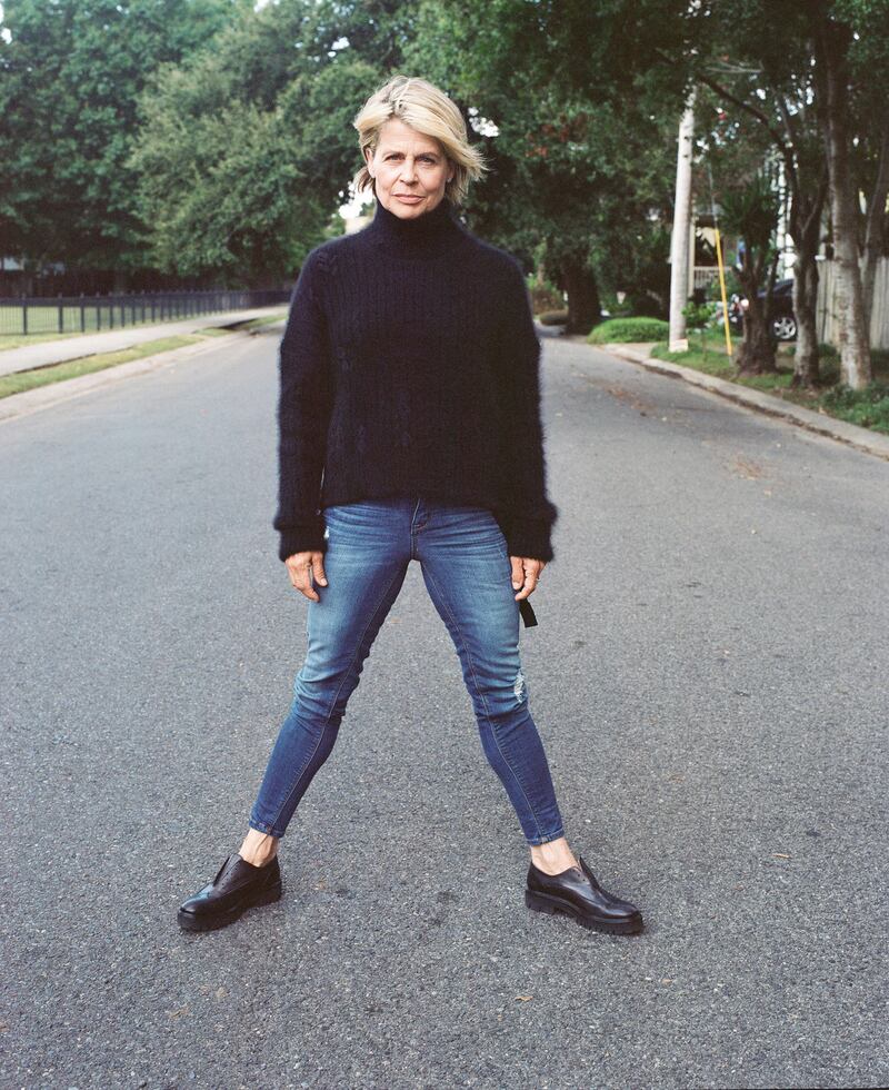 Linda Hamilton: Photograph: Akasha Rabut/New York Times